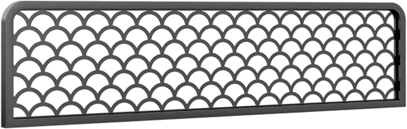 HJYCLFAZU Iron Decorative Room Dividers for Restaurants & Offices, 30cm Low Fence, Desk Partition, Workspace Divider, Stylish 80cm Table Screen