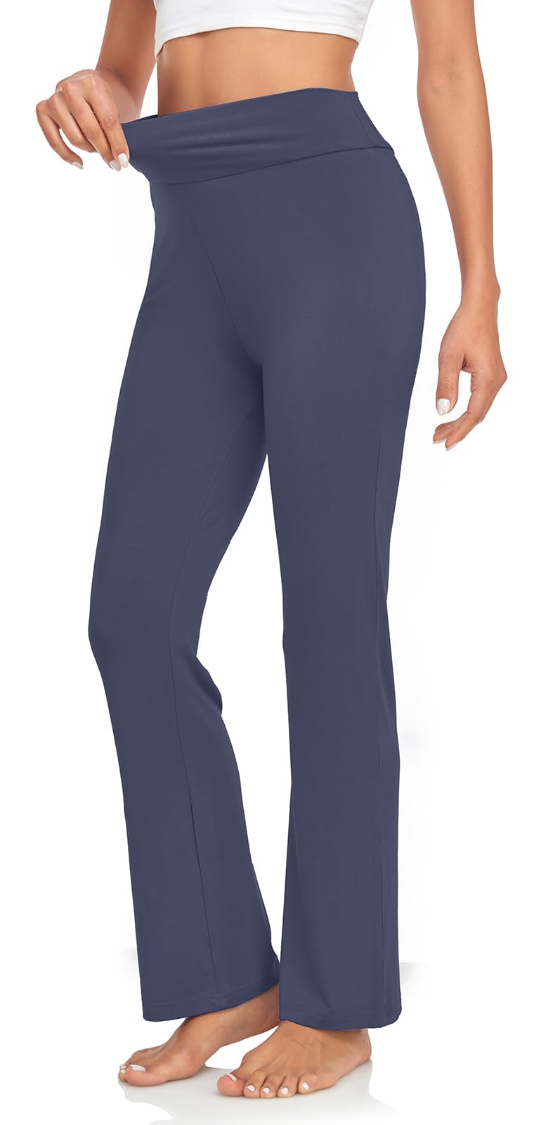 ADANIKIWomens Yoga Pants, High Waisted Black Yoga Pants for Women, Straight Leggings Loose Comfy Modal Running Long Active Pants