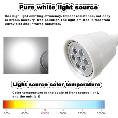 Mobilna lampa LED do badań ginekologicznych, obracana o 360°, lampa stojąca, z regulacją wysokości, dla zwierząt domowych, dodatkowe oświetlenie chirurgiczne do klinik.