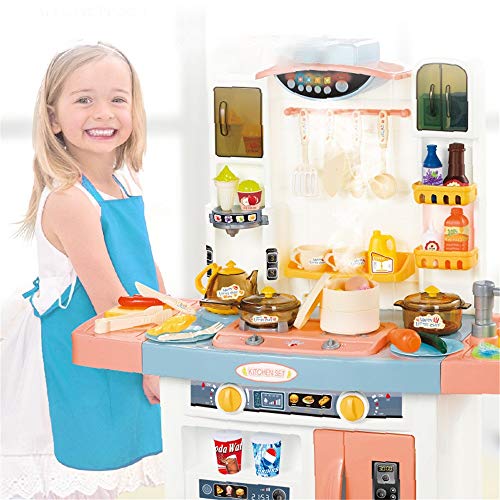 HO-TBO Küche Spielzeugsets, Delights Spielküche, Kinder Küche Spielset, Küche Spielzeug mit realistischen Lichter Kinder… – Bild 4