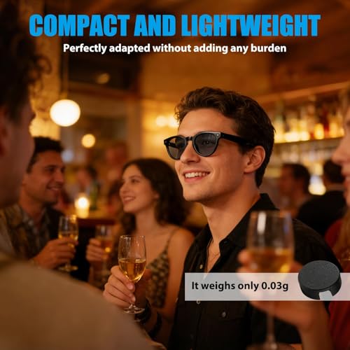 12Pcs LED Light Blocker Sticker Cover for Ray-Ban Meta Wayfarer Skyler HSTN | for Oakley Headliner Lens Protector Self-Adhesive Light Blocking Stickers Light Cover for RayBan Meta Smart Glasses - Image 5