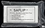 SAFLIP Double Pocket Safety Coin Flips (2½' x 2½', 50 Flips)