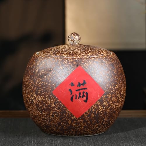 Distributeur de récipients à riz en céramique pot hermétique de cuisine et maïs