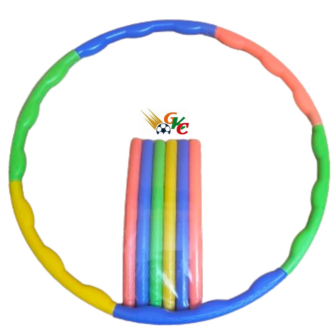 GKC Hula Hoop Exercise Fitness Ring with 60 cm in Diameter for Kids,Girls,Boys (Multicolour, Adjustable Size 60 cm) (B0D6SJWGSQ) Amazon Price History, Amazon Price Tracker