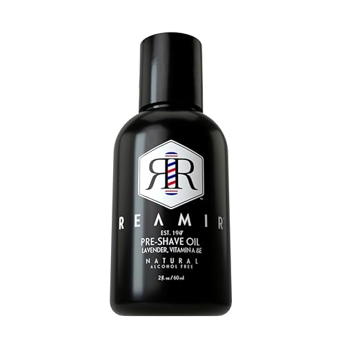Reamir - Aceite de pre-afeitado para hombre acondicionador facial para barba  acabado cerrado  suaviza la barba y cura quemaduras de afeitado  todo