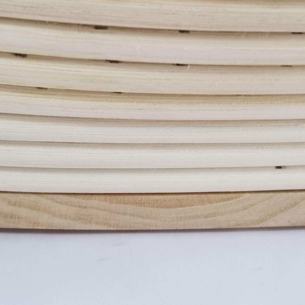 Cabilock Cesto Da Lievitazione Cuore Vite Naturale Con Coperchio Accessorio Per Pane e Per Tecniche Di Lievitazione e Cottura Artisanale