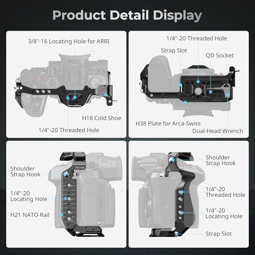 SMALLRIG Quick Release Cage for Panasonic LUMIX GH7 / GH6 - Image 2