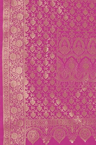 Image of MIRCHI FASHION Women Saree | Banarasi Silk Woven Design Daily Regular Use Sari with Blouse