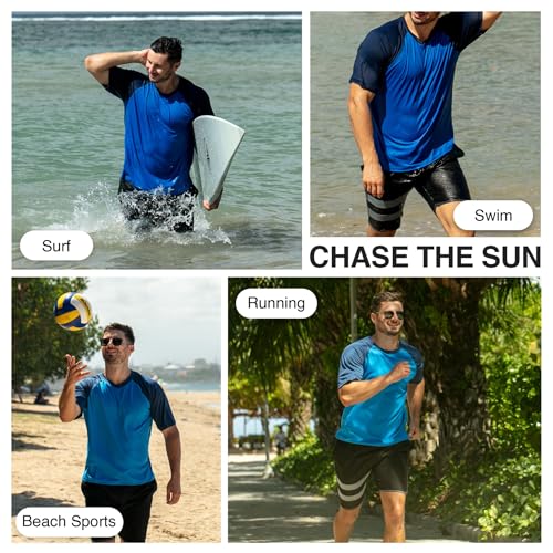 Image of Kanu Surf Men's CB Rashguard UPF 50+ Swim Tee