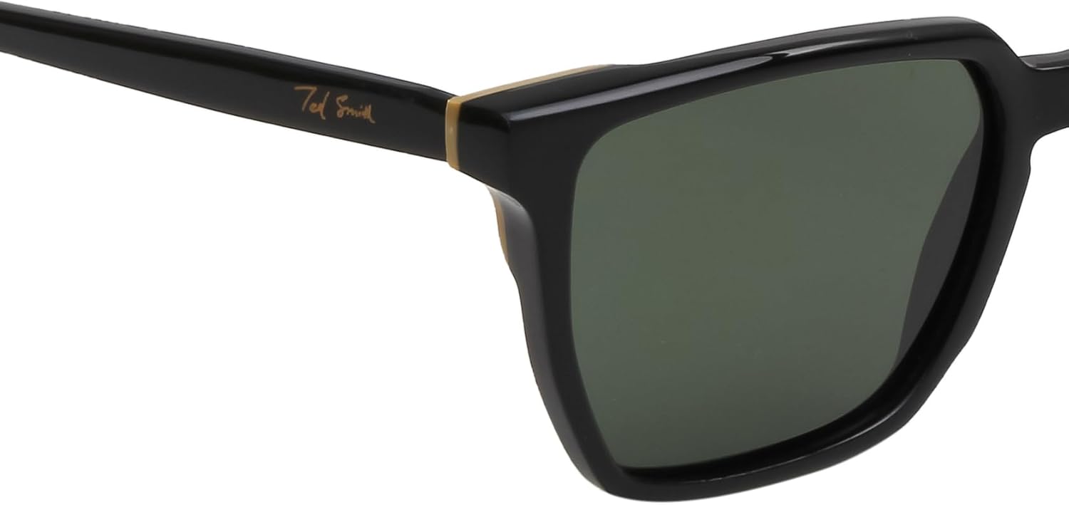Unisex Green Italian Acetate Polarized Sunglasses for Men and Women