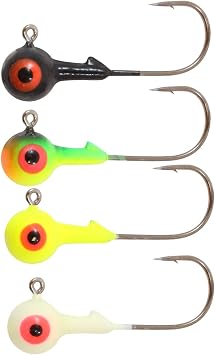 Northland Tackle Rz Jig - Fishing Lure for Bass, Trout, Walleye, Crappie, and Many More - The Perfect Hook for Any Kit - Freshwater Fishing Gear (Assorted, 1/2 Oz)