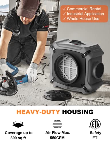 Image of Abestorm Air Scrubber with 3 Stage Filtration,Stackable 550 CFM, V3