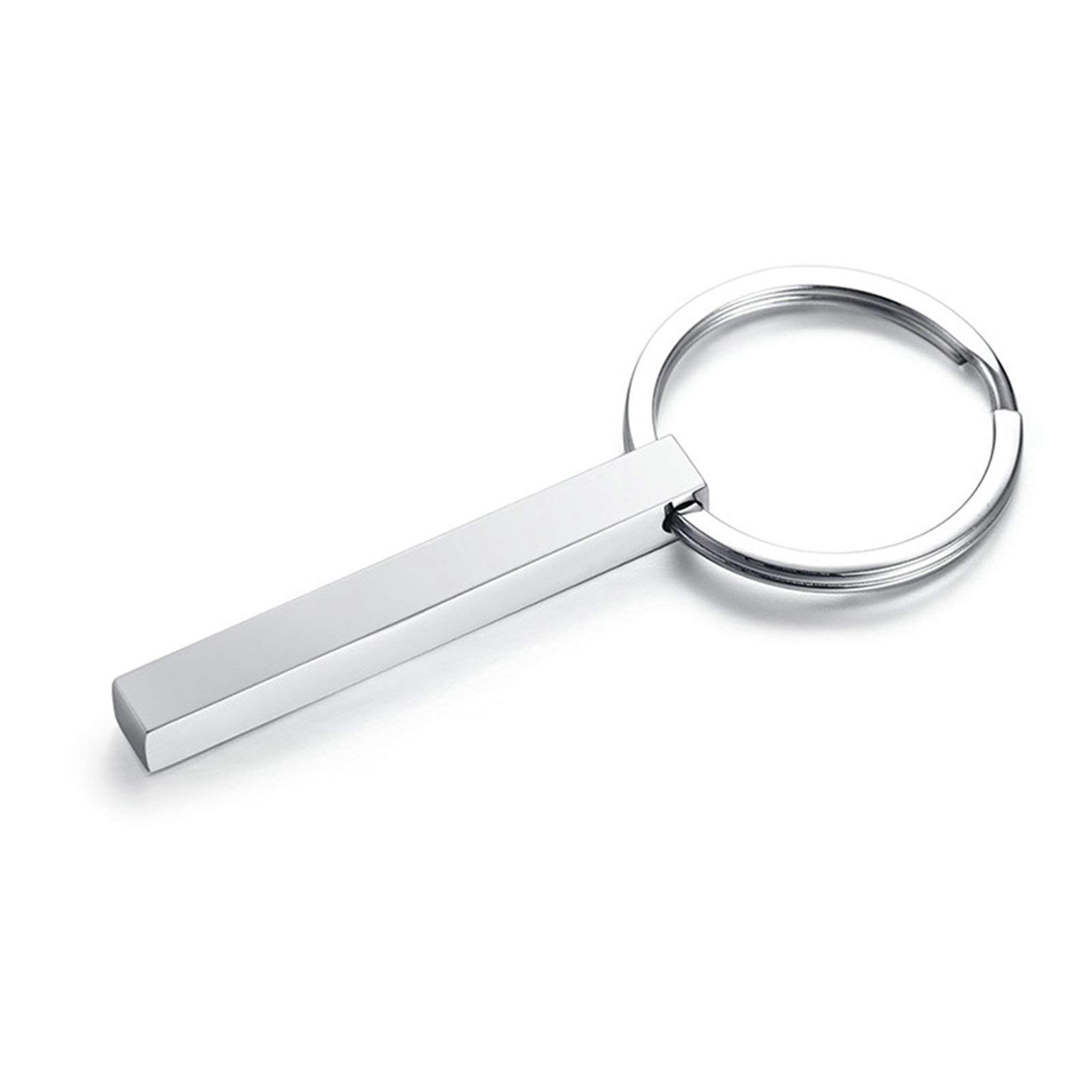 KnSam Schlüsselanhänger Damen Schlüsselbund Gold Kreisleiste Für Unisex Silber