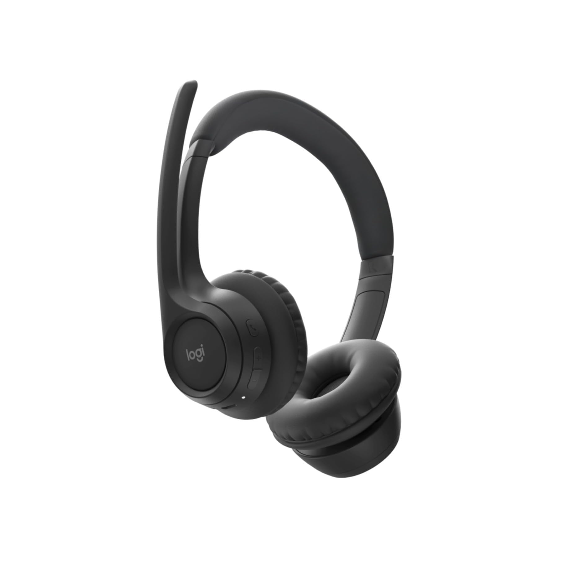 Logitech Zone 305 for Business, bezprzewodowy zestaw słuchawkowy Bluetooth z mikrofonem, do Microsoft Teams, kompatybilny z Windows, Mac, Chrome, Linux, iOS, iPadOS, Android, czarny