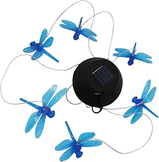 MUSISALY 1Pc Libélula Lâmpada Carrilhão De Vento Lua Carrilhões De Vento Ao Ar Livre Carrilhão De Vento Luzes De Mudança De Cor Ao Ar Livre Carrilhão De Vento Criativo Luzes De Corda Solar