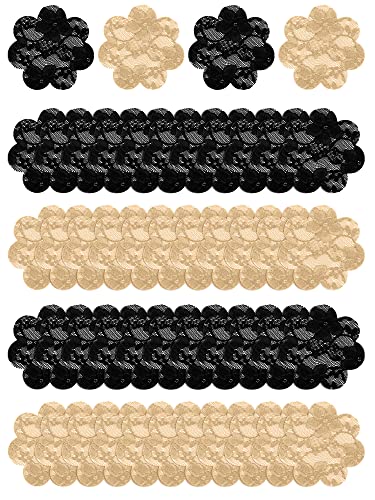 30 Pairs Nipple Covers Petal Pasties Disposable Lace Pasties Covers Self Adhesive Nipple Stickers No Show Breast Covers for Women Rave Party