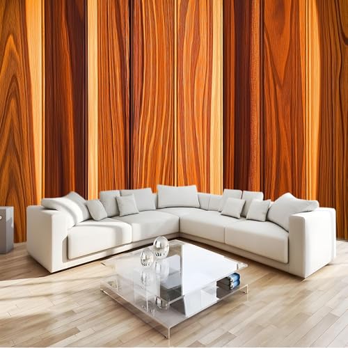 Fotomurales Papel pintado 200 x 140 cm Papel pintado tejido no tejido Decoración de Pared decorativos Murales Moderna Diseno Textura rústica de madera marrón