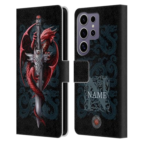 Coque Portefeuille Samsung S25 Ultra Anne Stokes Étui Protection Rabat Cuir Dague