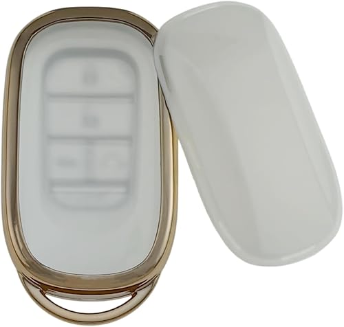 Miniatura 6 de REPROTECTING Funda para llavero de TPU compatible con (5 botones) Honda Accord Civic HR-V CR-V Pilot Sport SI EX EX-L Touring 2022 2023 (negro mate)