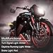Kinstecks 4PCS Motorcycle Indicators Flowing Turn Signal Lights Motorbike Turning Indicators Daytime Running Lights Brake Lights 12V for Motorcycle Motorbike LED Amber White Red