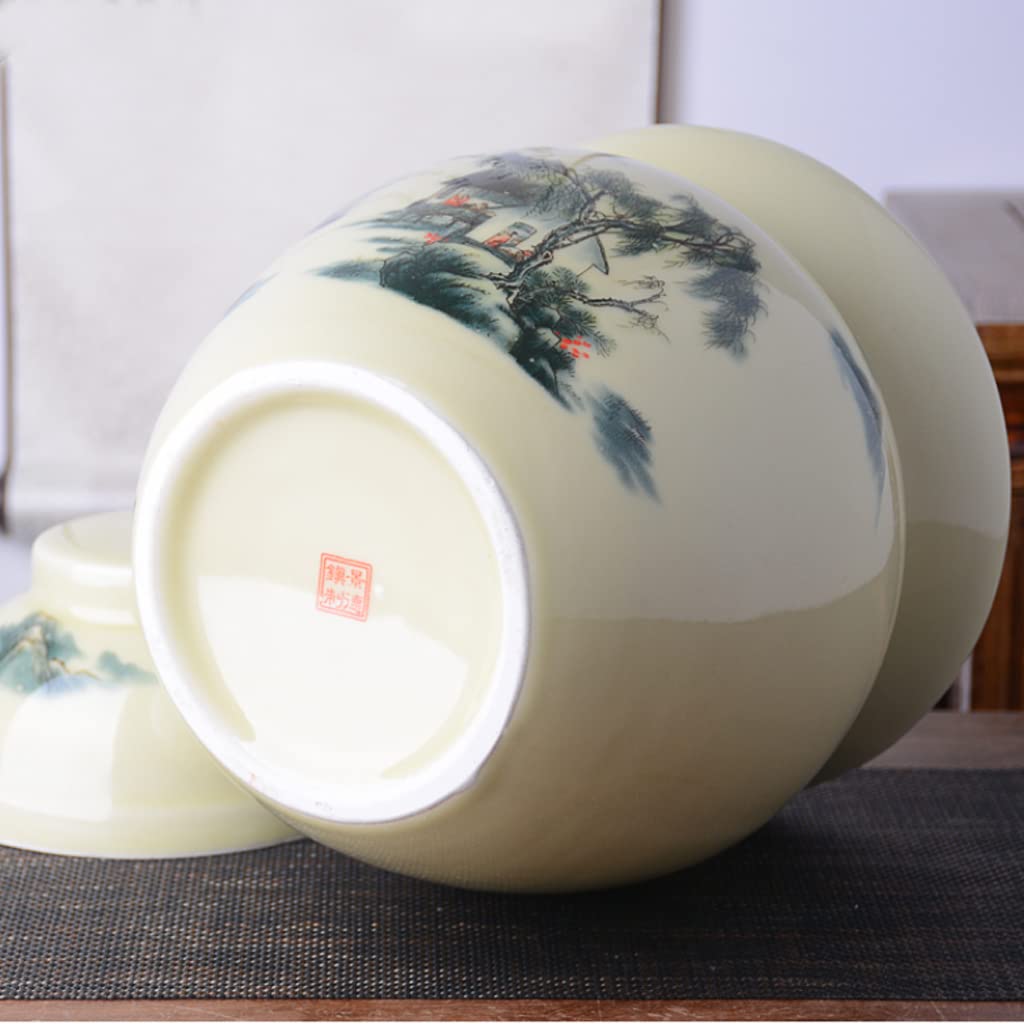 Tradycyjny chiński ceramiczny garnek do fermentacji, słoik do kiszenia z pokrywką z uszczelką wodną, duży pogrubiony ceramiczny słoik do kiszenia, pojemniki do przechowywania kimchi 0,75 kg (1,5