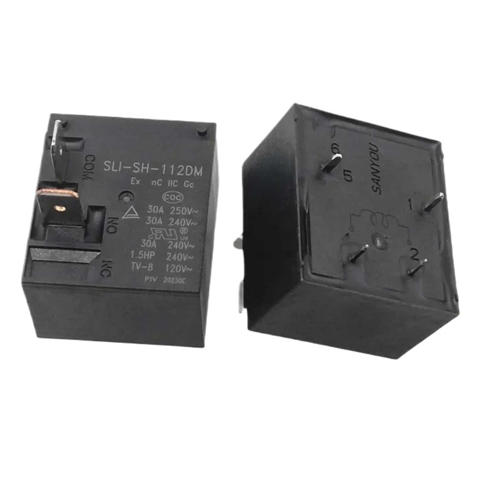 Relais SLI-SH-112DM 12V 30A HF2160-1A-12DE T93 4 broches pour circuit imprimé x5