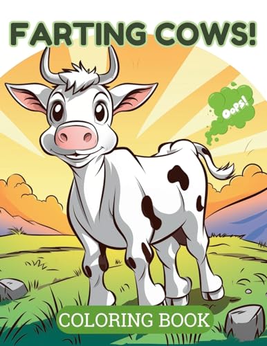Farting Cows!: Cow Coloring Book for Kids and Adults image 3