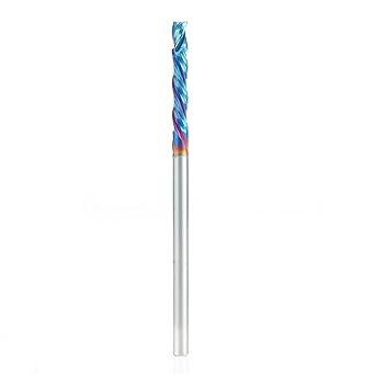 Amana Tool 46017-K CNC SC Spektra Extreme Tool Life Coated Compression Spiral 1/4 D x 7/8 CH x 1/4 SHK x 2-1/2 Inch Long 3 Flute Router Bit