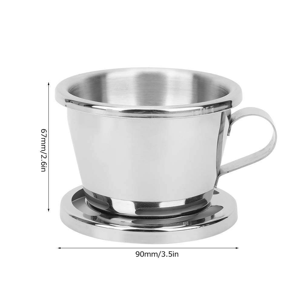 Lybunair Vietnam Coffee Pot, spotless Steel Coffee Drip Filter, Vietnamese Coffee Maker for Home Kitchen Office