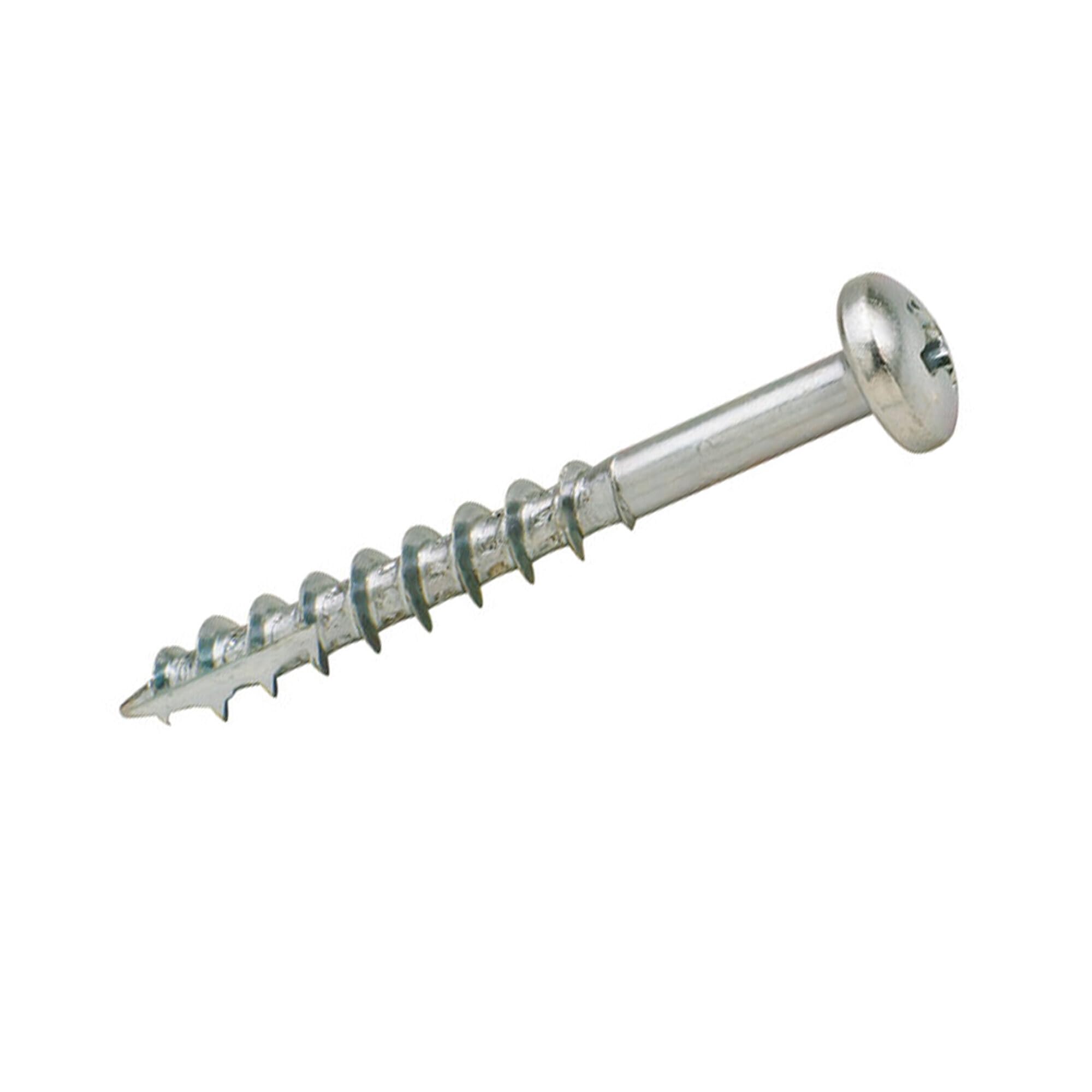 Brixwell SRW216794205 Zip R Screw, Pan Head with Partially Threaded,Zinc Plated Pack of 500