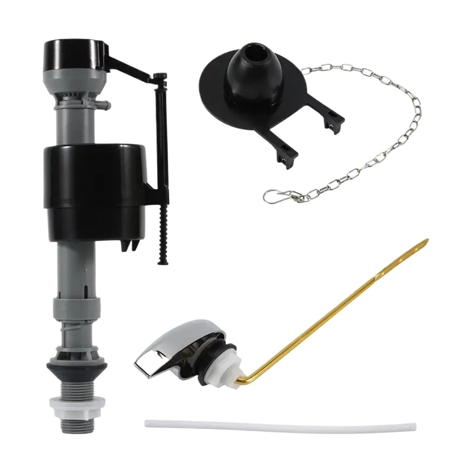 Galleggiante Cassetta Wc Kit di riparazione universale for WC con scarico | Set di sostituzione della maniglia della valvola di riempimento