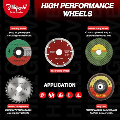Image of Angle Grinder Machine (Red)