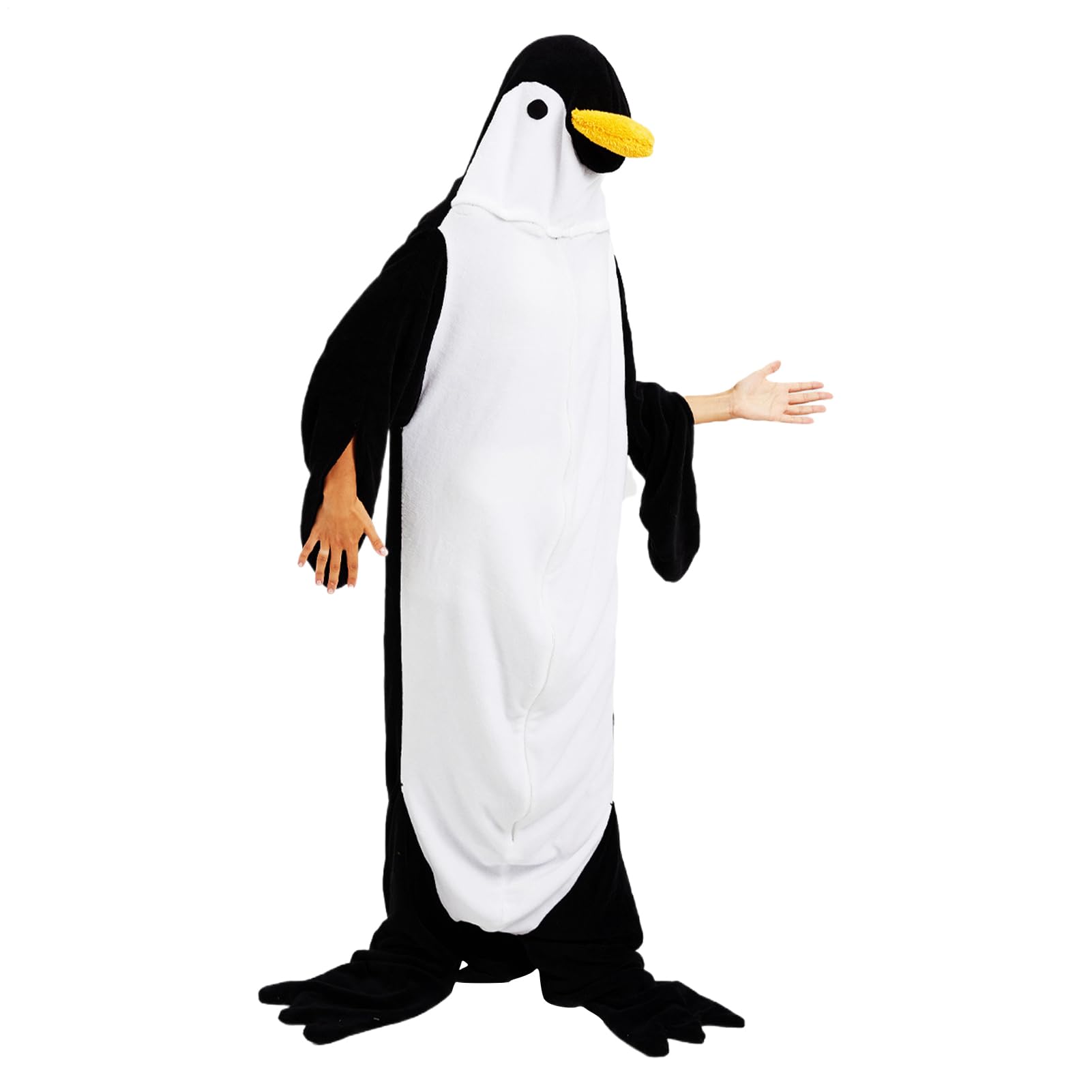 Générique Pigiama Pinguino - Tuta Un Pezzo Adorabile Costume Animale da Donna, Peluche Portatile Lunga Durata | Dormire Confortevole per Salone, Cosplay, Festa a Tema, Natale, Le