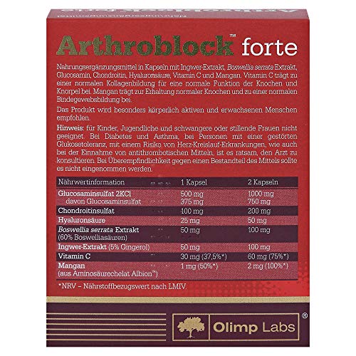 ARTHROBLOCK forte Kapseln 60 Stück