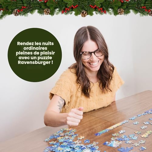 Ravensburger - Puzzle Adulte - Puzzle 1000 pièces - Les bonhommes en Pain d'épices - Adultes et Enfants à partir de 14 Ans - Puzzle de qualité supérieure - Noël - 12000718