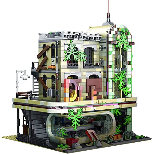 Modulare Haus, Weltuntergang Ruine Restaurant Architektur Modell Bausteine Haus Bausatz, 2392 Teile Europäische…