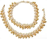 Jewel India Indian Traditional Ethnic Fashion Bollywood Gold Plated CZ Stones Kunda Party-wear Weddi