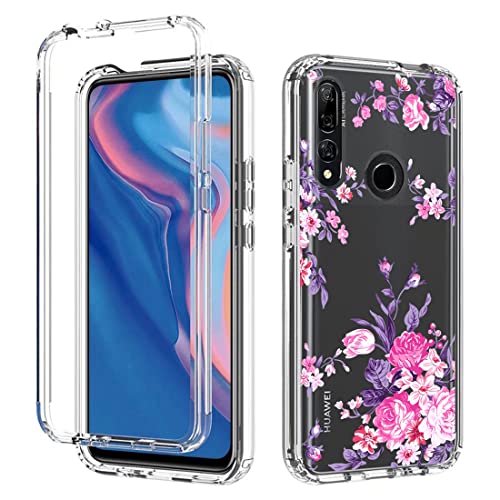 Coque Honor 9X antichoc transparente rose avec protection écran en verre - 6