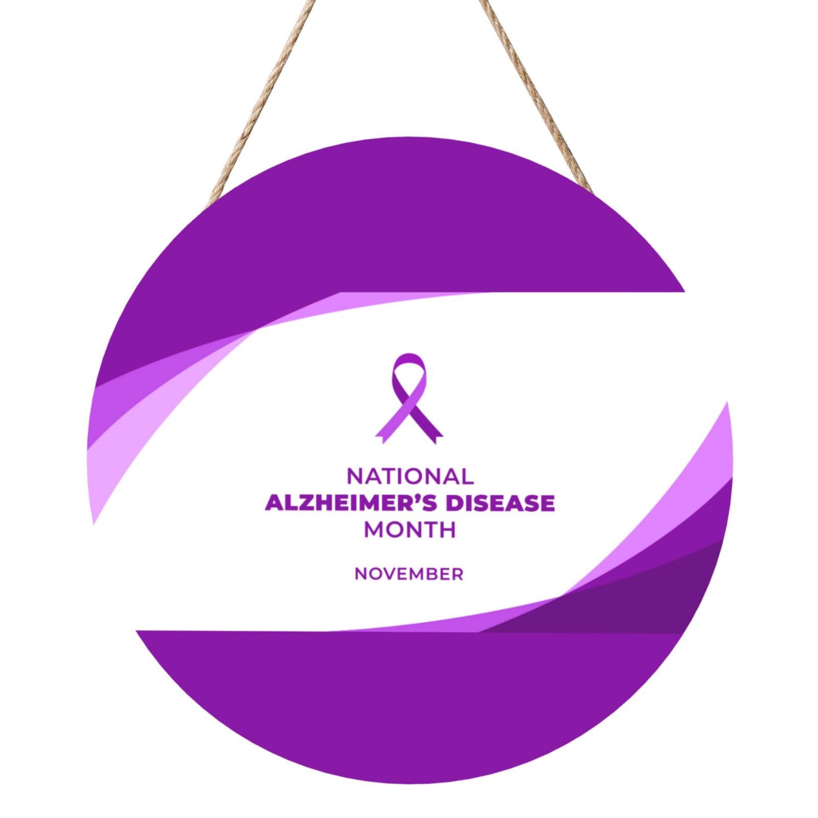 Pancreatic Cancer Awareness Door Signs Plaques Wood Welcome Sign For Front Door Wall Hanging For Home Farmhouse Office Classroom Party Decoration