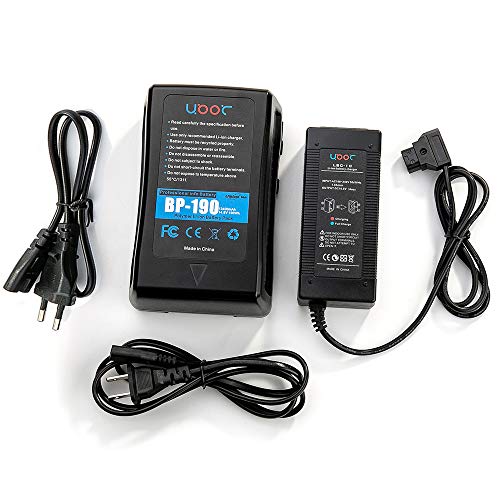 New 190Wh(13400mAh) V Mount/V-Lock Battery Compatible Video Camera Camcorder Broadcast LED Light