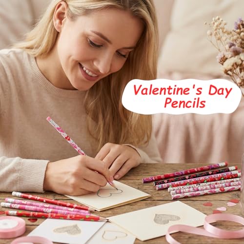 Lápices de San Valentín con Borrador x48 Unidades miniatura 3