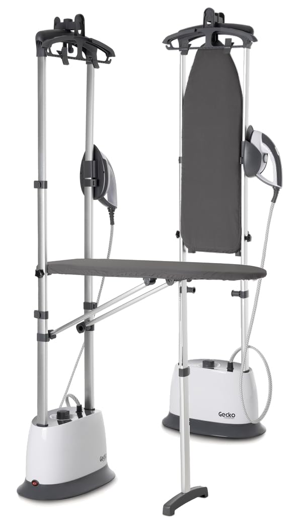 Défroisseur vapeur haute pression 4 bars avec table amovible 2200 watts, dévit vapeur continu ou piloté et fer réglable en température, marque française