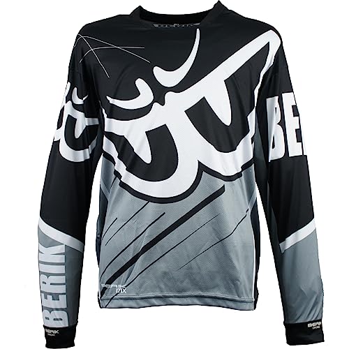 BERIK OFFROAD JERSEY JT-227304-BK GREY xbN It[h W[W gNX Gf[ gCA WJ[i[ ] oM[ (XXL)