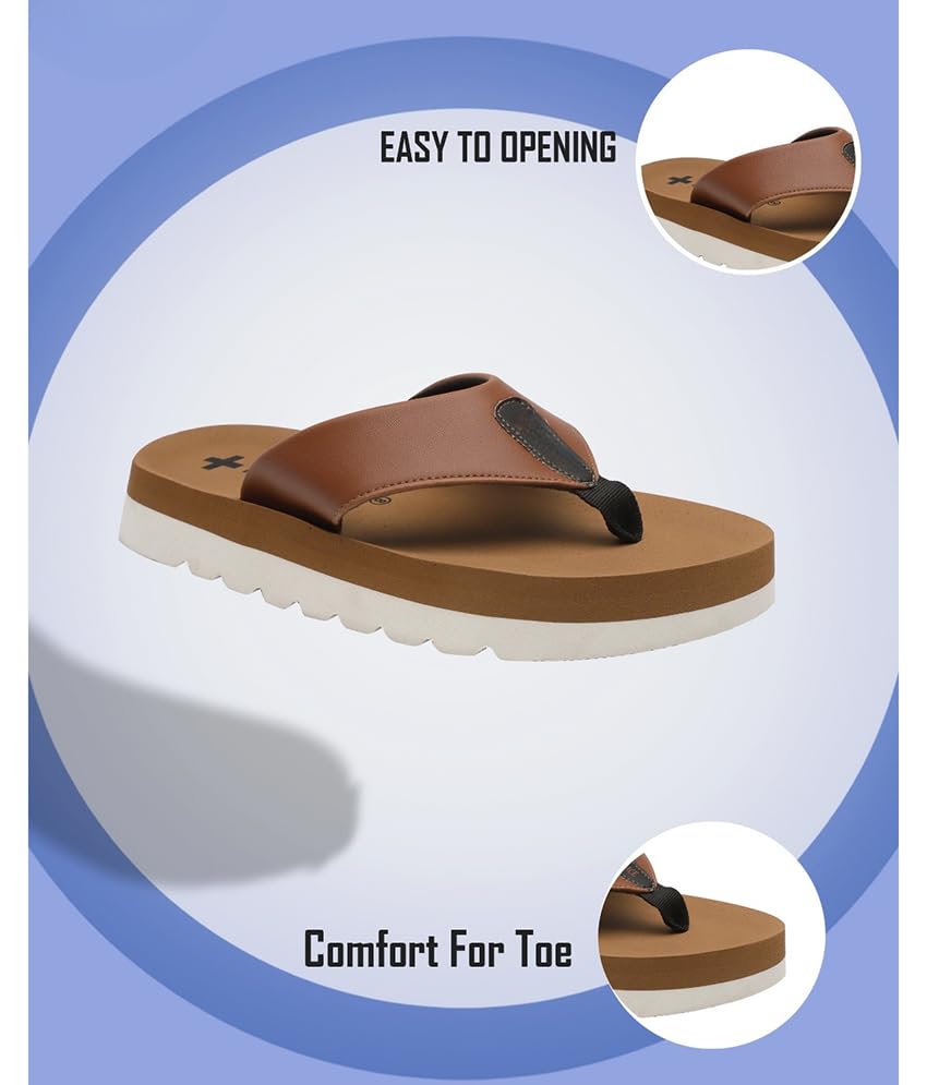 Image of EVA Flip Flops for Men | Soft & Lightweight EVA Sole | Comfortable Slippers for Indoor & Outdoor Use
