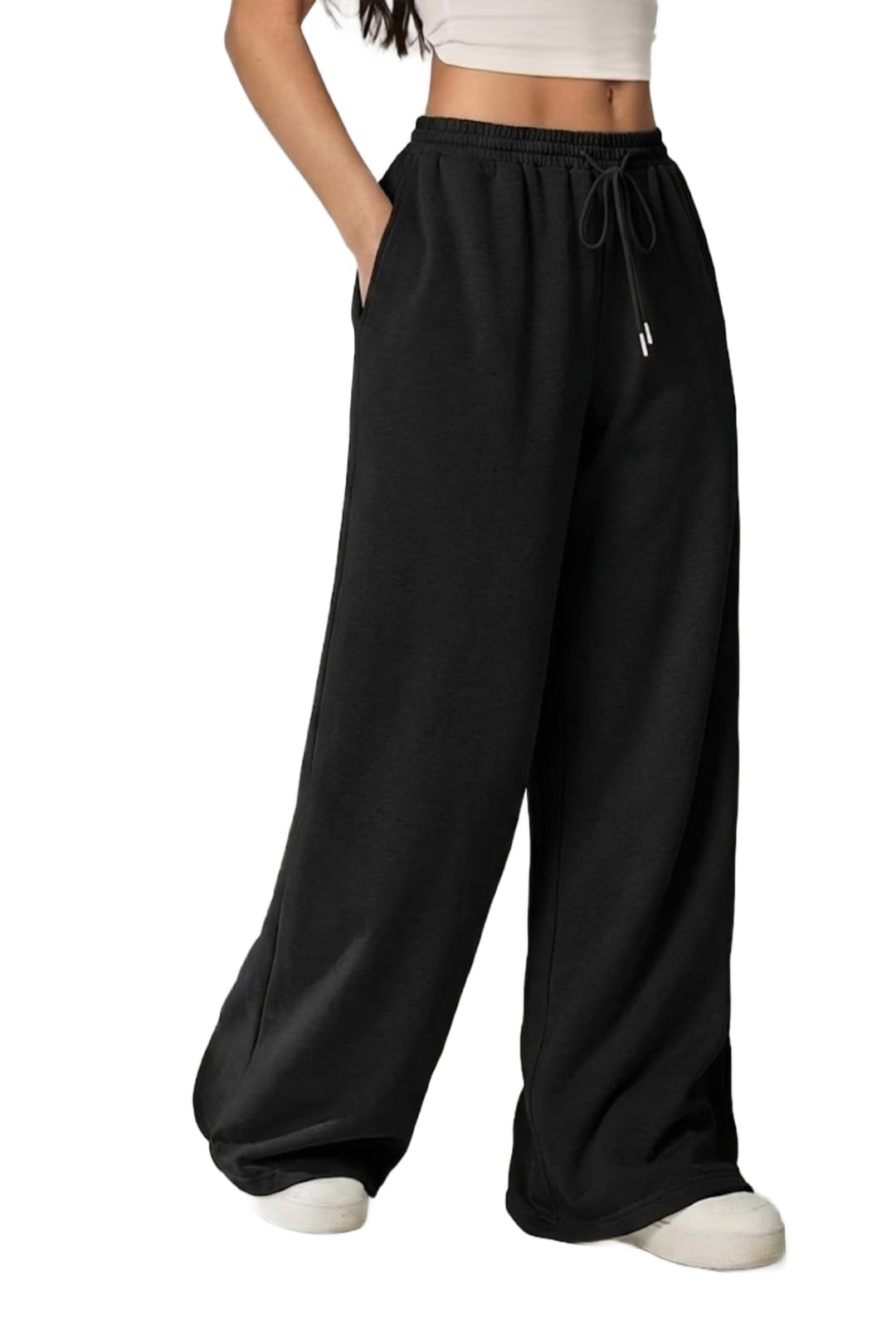 Track Pant for Women || Baggy Fit || Track Pants || Full Elastic Jogger Track Pant ||-image-4