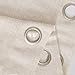 Linen Curtains for Living Room Drapes Flax Window Curtain Panels for Bedroom 1 Pair