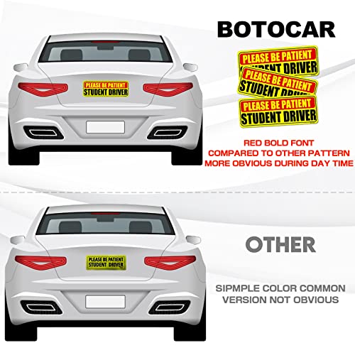 Botocar Student Driver Sticker Magnet Botocar Student Driver Sticker Magnet