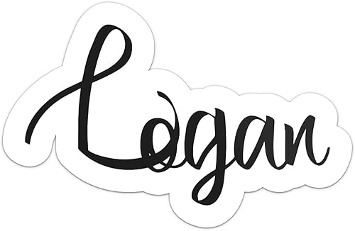 Miniatura 1 de Logan - Calcomanía de vinilo impermeable para parachoques de automóvil, laptop, botella de agua, pared, ventana, tamaño - 5 pulgadas más largo lado