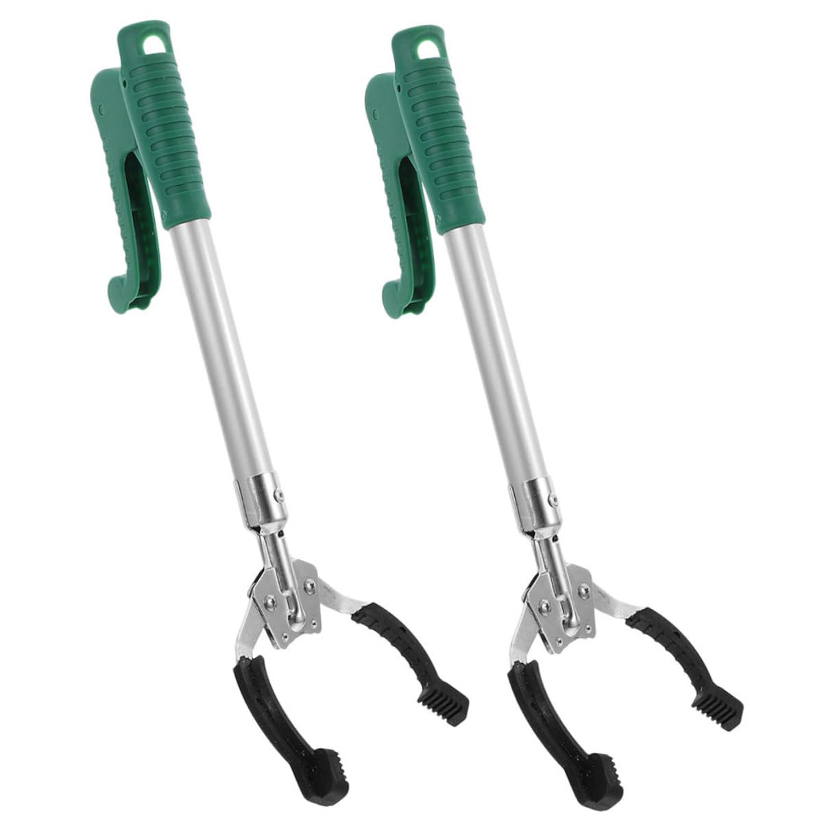 2 Stück Müllgreifer Kunststoff Greifzange Ergonomischer Griff Langlebig Vielseitig Müllsammler Aufhebehilfe für Garten Haushalt und Senioren