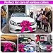 Big Car Bow, 30 Inch Giant Bow for Car, Giant Car Bow, Large Giant Bow for Present, Large Gift Wrapping Bow for Birthday, Surprise Party, Christmas, Wedding Reception, Festival (Rose Red)